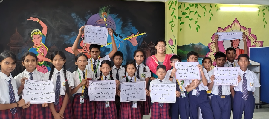 Life Skills Activity: Positive Thinking – School in Selaqui