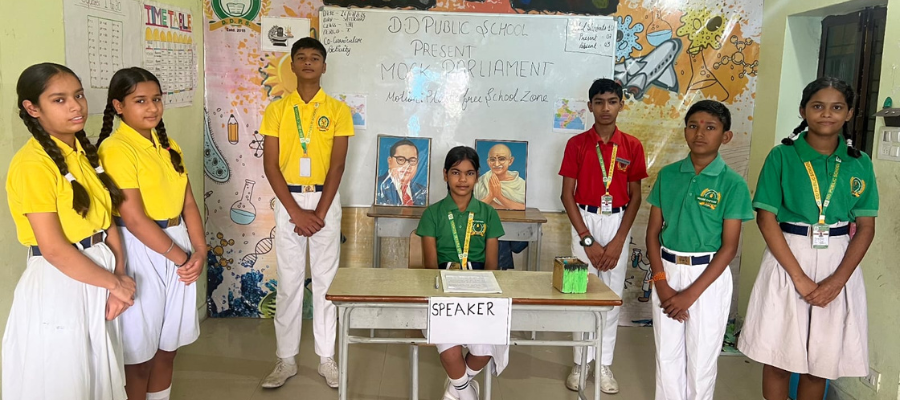 Mock Parliament on Plastic-Free Campus in Selaqui