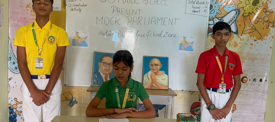 Mock Parliament on Plastic-Free Campus in Selaqui