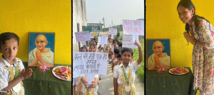 Gandhi Jayanti 2025 in Selaqui: Teaching Values of Peace and Non-Violence