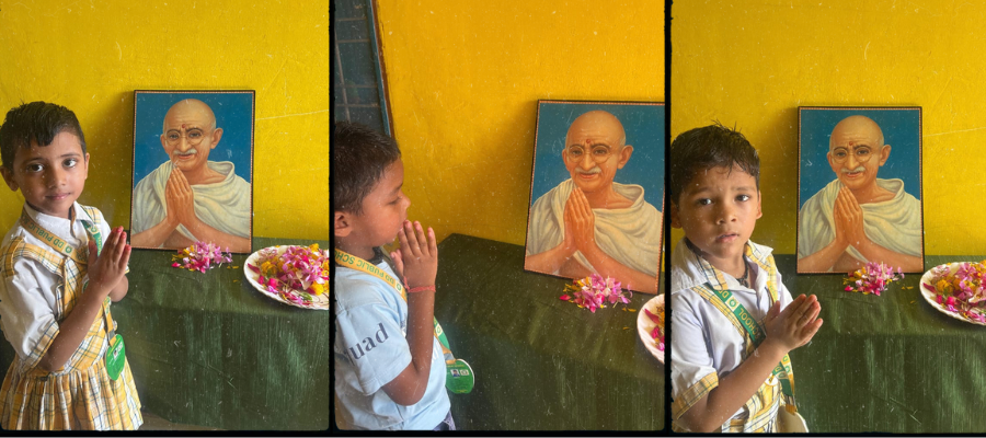 Gandhi Jayanti 2025 in Selaqui: Teaching Values of Peace and Non-Violence