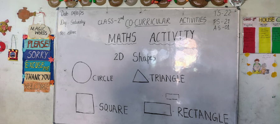 Co-Curricular Activity: Learning 2D Shapes in Selaqui